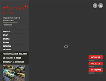 Tablet Screenshot of nemsutibisztro.com